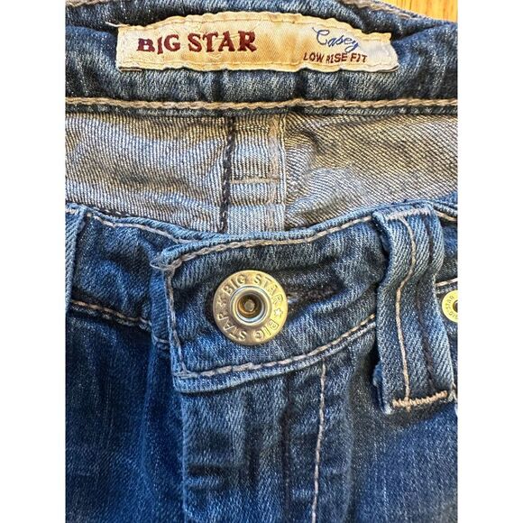 y2k Big Star Casey Low Rise Blue Jeans Size 29L - Picture 4 of 11